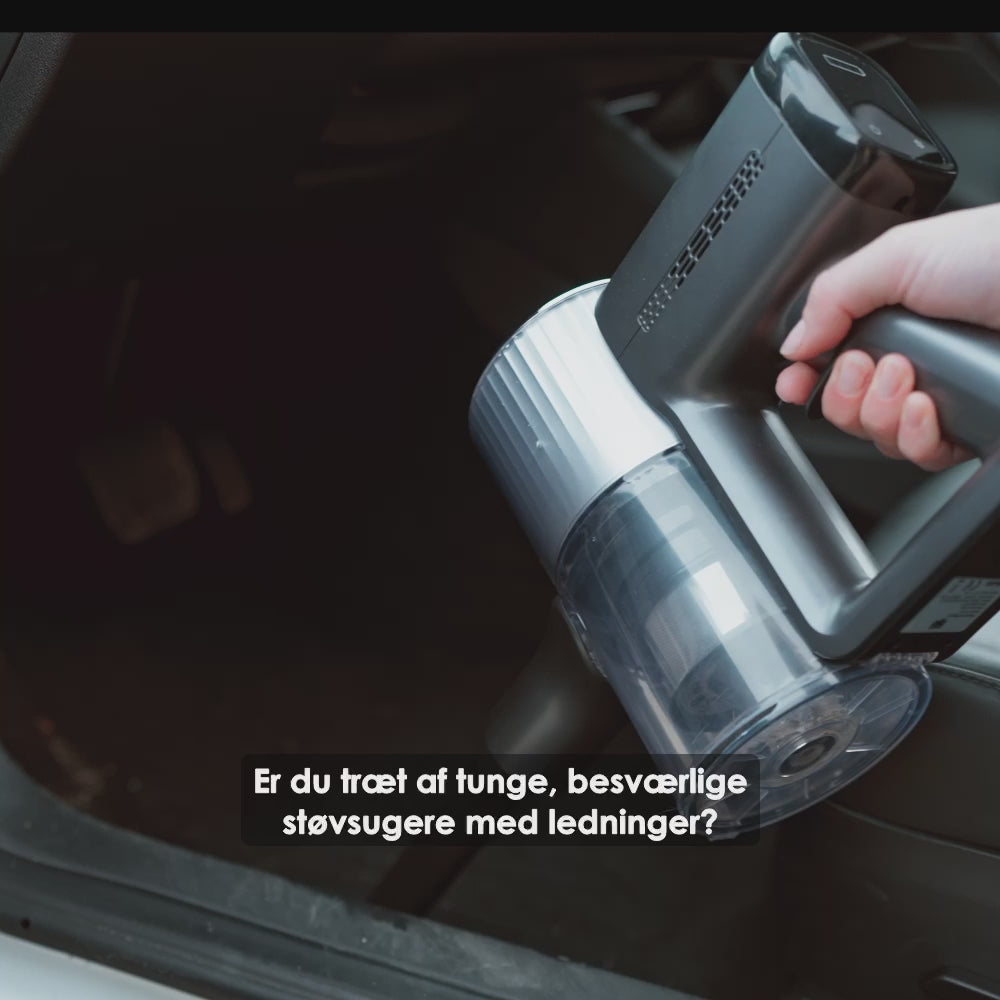 Indlæs video: Sjö™ Premium Trådløs Støvsuger